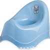 Детский горшок Maltex Мишка с противоскользящими резинками 4071 (темно-голубой/белый)