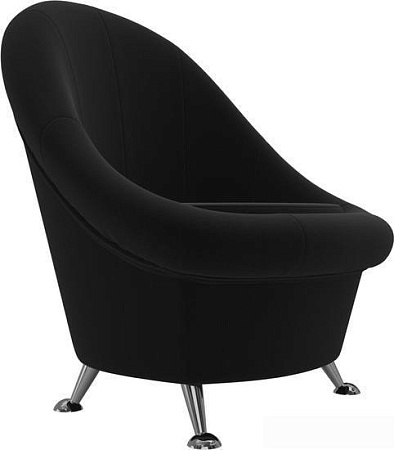 Интерьерное кресло Mebelico 252 105544 (микровельвет, черный)