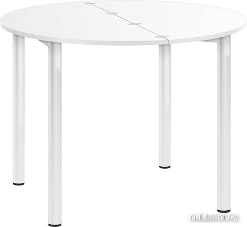 Кухонный стол Millwood Далис 1 (белый/металл белый)