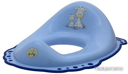 Детская накладка на унитаз Maltex Зебра 6463 (голубой)