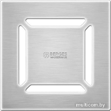 Трап/канал Berges Wasserhaus Platz Norma 150x150 090059 (матовый хром)