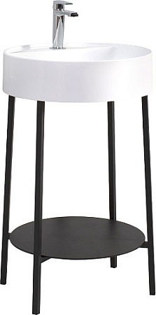 Belux Тумба под умывальник Эвора Н 53 М (черный матовый)