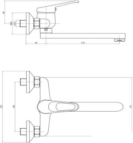 Смеситель Deante Neo Lobo BYU 050M