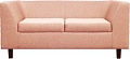 Софа Brioli Дедрик Д двухместный (рогожка, J11 розовый)