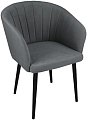 Стул Трия Верона Т6 (черный муар/велюр D016 темно-серый)