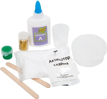 Набор для опытов Bondibon Слайм Бум: СУПЕРслайм тактильный ВВ3762