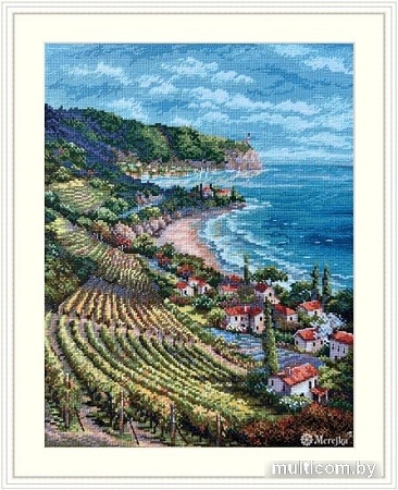 Набор для вышивания Merejka Вид на береговую линию K-226