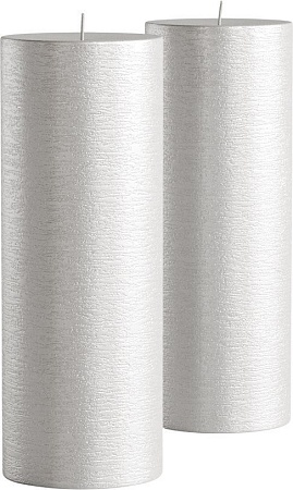 Набор свечей Мелт 200 мм (2 шт, серебряный)