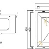Кухонная мойка ARFEKA ECO AR 450*450 SATIN