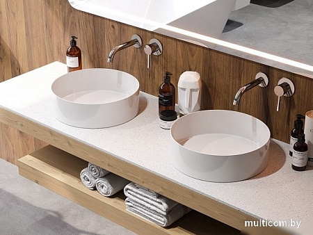 Умывальник Maxonor Pure Life Harmony PL-SK105C3-18 (4040) накладной (белый глянец)