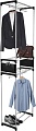 Стойка для одежды Sheffilton SHT-WR125 (черный/хром лак)
