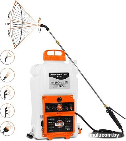Аккумуляторный опрыскиватель DeWORKS FA 16