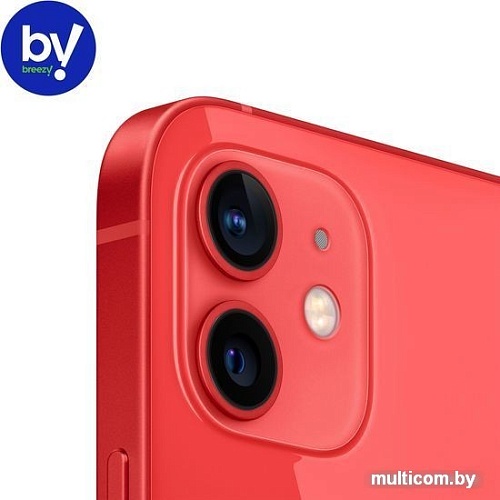 Смартфон Apple iPhone 12 64GB Воcстановленный by Breezy, грейд A ((PRODUCT)RED)