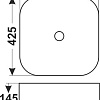 Умывальник Melana MLN-78106 42.5x42.5