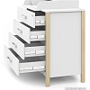 Комод Атон Мебель Felix (белый/натуральный)