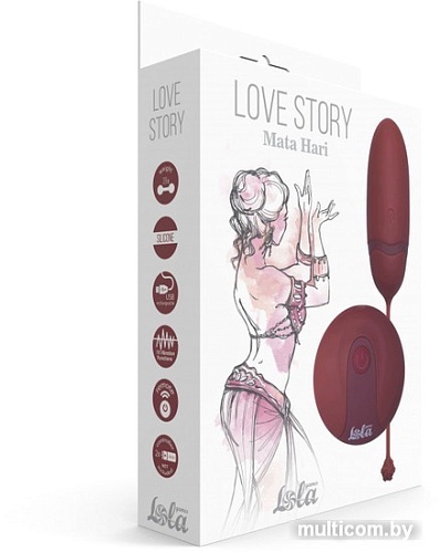 Виброяйцо Lola Games Love Story Mata Hari 1800-03Lola (красный)