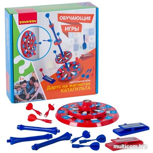Настольная игра Bondibon Дартс на магнитах. Катапульта