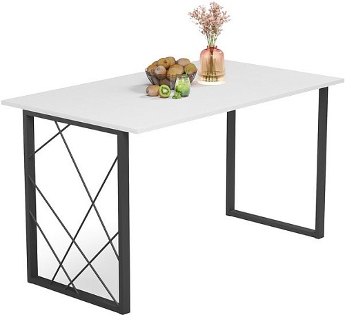 Кухонный стол Mio Tesoro Wasabi 120x70 (белый/черный)