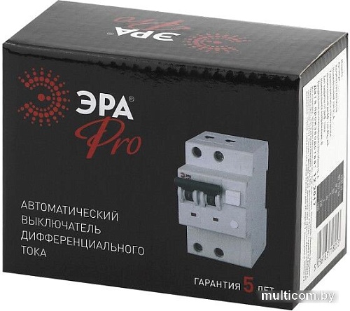 ЭРА Pro NO-902-05 АВДТ 63 C63 30мА 1P+N тип A Б0031855