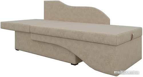 Тахта Лига диванов Гармония левая (микровельвет, бежевый)