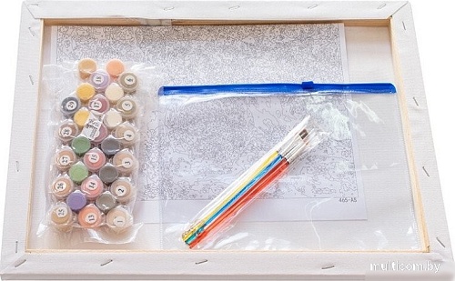 Картина по номерам Белоснежка Ренуар. Ваза с хризантемами 465-AS