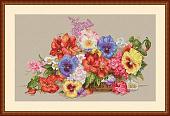 Набор для вышивания Merejka Садовые цветы K-13