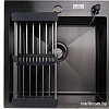 Кухонная мойка MARRBAXX B5050-R (черный/графит)