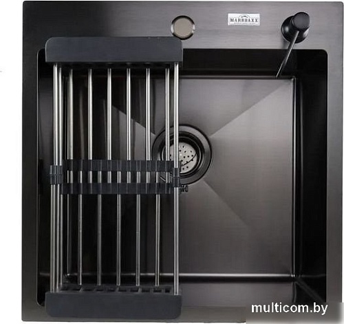 Кухонная мойка MARRBAXX B5050-R (черный/графит)