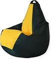 Кресло-мешок Mio Tesoro Груша Kombo XXL GF-130x85-ZZH (зеленый/желтый)