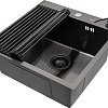 Кухонная мойка ARFEKA ECO AR мойка 500*500, роллер-мат, дозатор Black