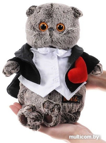 Мягкая игрушка Basik&Ko Басик во фраке (25 см) [Ks25-029]