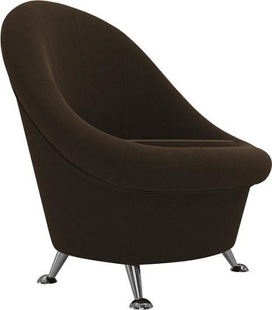 Интерьерное кресло Mebelico 252 105542 (микровельвет, коричневый)