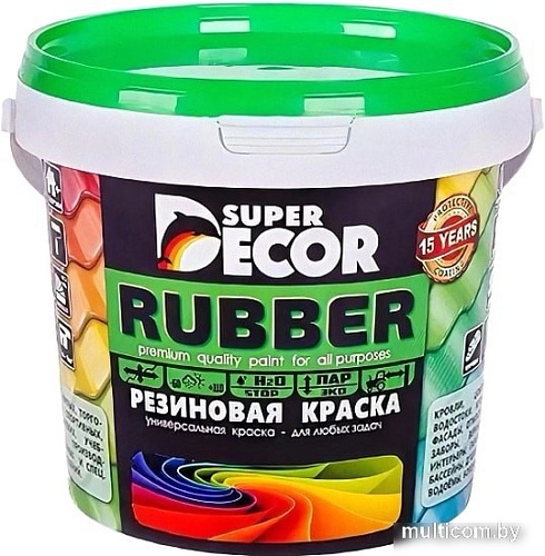 Краска Super Decor Rubber 1 кг (№08 норвежский дом)