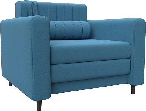 Кресло-кровать Лига диванов Лига-070 132545 (рогожка Амур 10 голубой)