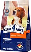Корм для собак Club 4 Paws для взрослых собак средних пород 14 кг