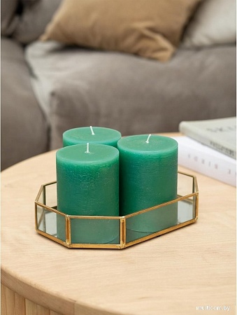 Набор свечей Мелт 100 мм (3 шт, темно-зеленый)