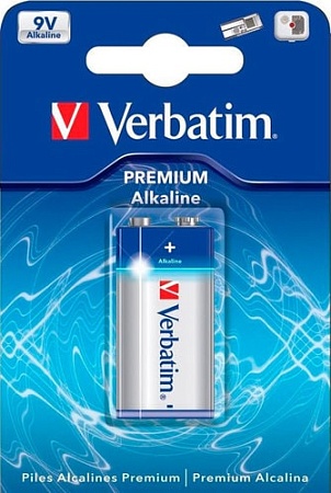 Батарейки Verbatim 9V Premiim Alkaline 49924