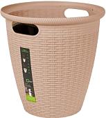 Кашпо Plastic Republic Nature Rotang (темно-коричневый)