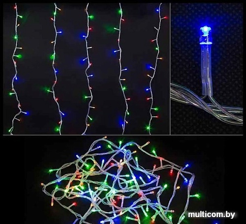Гирлянда Волшебная страна LED100-5-MC (прозрачный шнур)