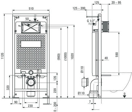Унитаз Deante Anemon CDZS6ZPW