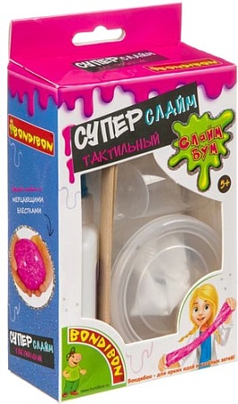 Набор для опытов Bondibon Слайм Бум: СУПЕРслайм тактильный ВВ3762