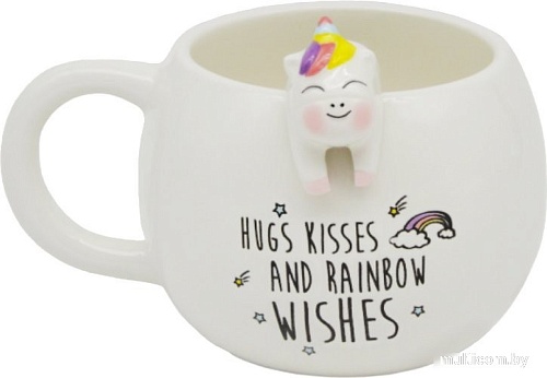 Кружка Mandarin Decor Единорог D21C210372-400W (белый)