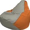 Кресло-мешок Flagman Груша Супер Мега 4XL Г5.1-342 (серый/оранжевый)