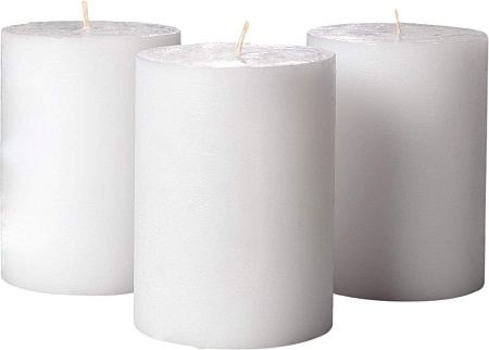 Набор свечей Мелт 100 мм (3 шт, белый)