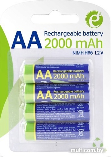 Аккумуляторы Gembird AA 2000 mAh 4 шт. EG-BA-AA20R4-01