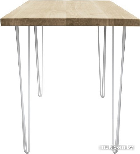 Кухонный стол Buro7 Грасхопер 150 (классика, дуб беленый/белый)