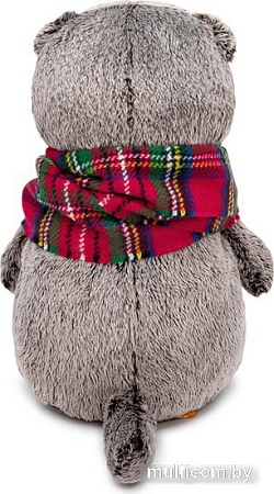 Классическая игрушка BUDI BASA Collection Басик и красный шарф в клеточку Ks22-017