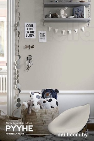 Краска Finntella Foxy Lapselli Matte Pyyhe F-50-1-9-FL263 9 л (серый)