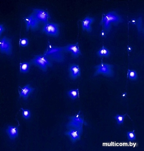 Бахрома Luazon Led-180 (4x0.6 м, синий) [705913]