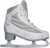 Коньки Action Milady PW-215BD (р. 35, белый/серебристый)